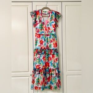 Beautiful floral maxi dress by Amanda Uprichard. NWT